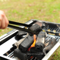 Briquette en forme de coquille de noix de coco et briquette de charbon de bambou